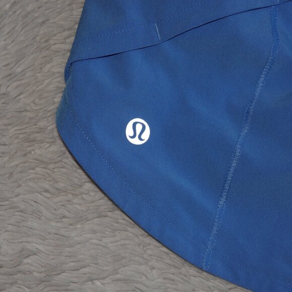 Women's Size 2 Speed Up High-Rise Lined Short 2.5" Inseam, Pool Party Blue - Picture 4 of 6